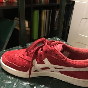 Retro Red Ontisuka Tiger Sneakers